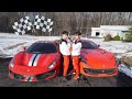 Ferrari 488 Pista vs Ferrari 812 Superfast DRAG & ROLL RACING!