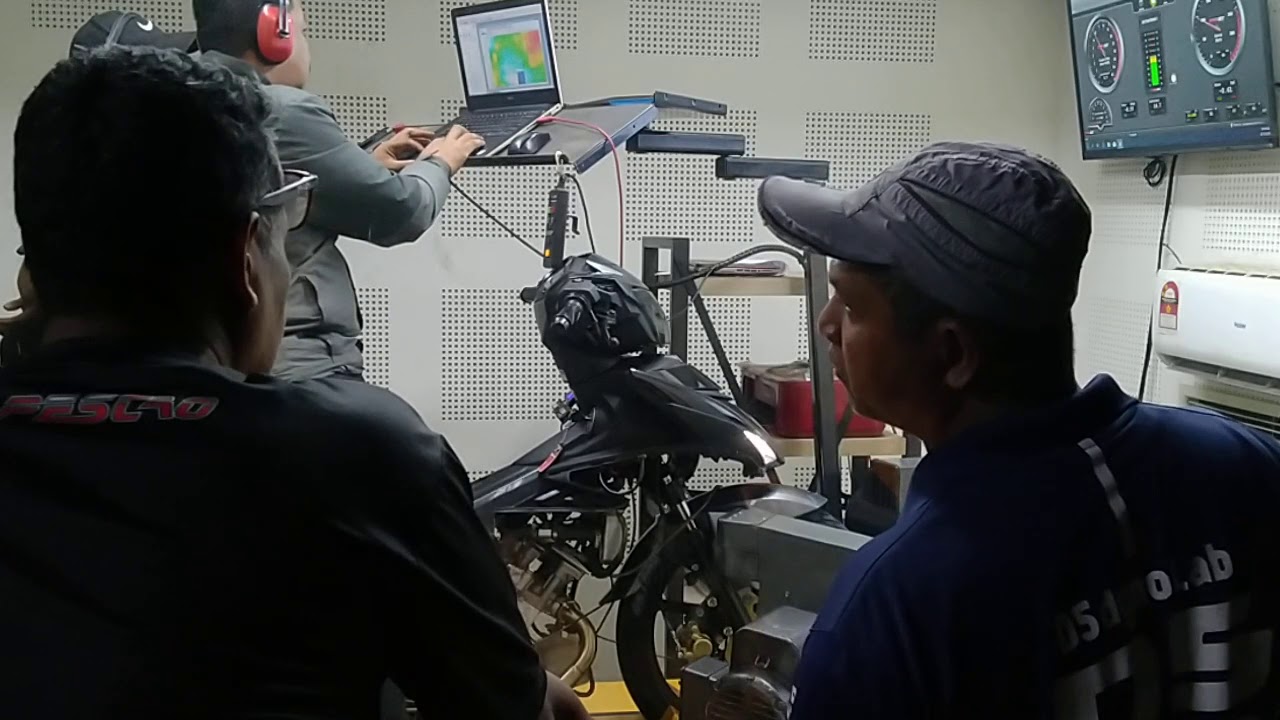 Motor y15zr   bossku 55    run dyno block 65 ekzos king drag