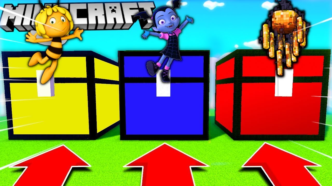 NIE WYBIERZ ZŁEJ SKRZYNI (PSZCZÓŁKA MAJA, VAMPIRINA, BLAZE) MATRUNER MINECRAFT LUCY KICEK