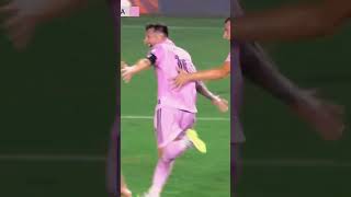 EMOTIONAL MESSI first Goal on INTER MIAMI  football lionelmessi short europe