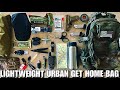 Light weight urban get home bag  bug out bag