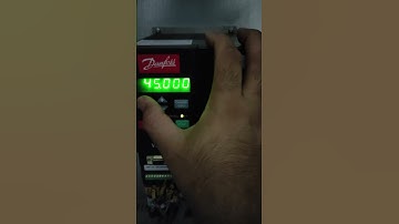 #how to adjust danffose #vfd #shorts #frequency #drive #danfoss #viral #panjabi#hvac #action