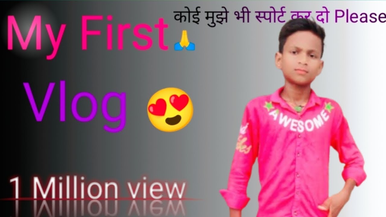My First Vlog || 1Million Views #vlog - YouTube