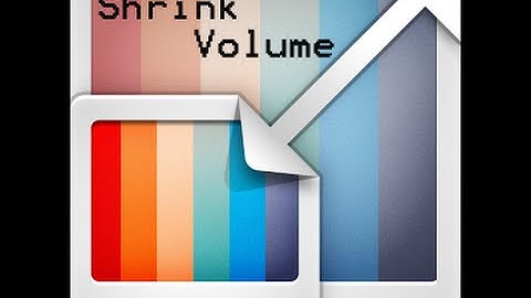 How To Shrink Volume and  hard disk partition In Windows 7
