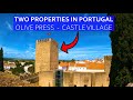 OLIVE PRESS &amp; CASTLE VILLAGE HOUSE FOR SALE - CENTRAL PORTUGAL CHEAP PROPERTY