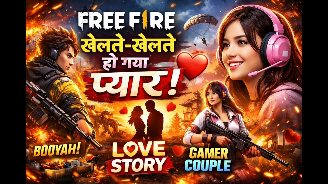 “Free Fire खेलते-खेलते हो गया प्यार 😍 | Gamer Love Story | Emotional Free Fire Story” #free fire 