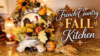COZY FALL KITCHEN WITH FRENCH COUNTRY VIGNETTES! 2026 #decoratewithme #fall #cozyhome