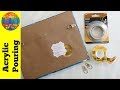 How to Finish A Painting With a Dust Cover and Hanging Wire