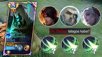 WHEN ARGUS ABUSE THIS UNLIMITED PASSIVE BUILD IN SOLO HIGH RANK!! (water dragon argus vs meta)