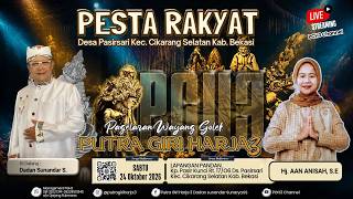 🔴Live Wayang Golek PGH3 H. Dadan Sunandar S unarya - Pesta Rakyat Pasirsari, Cikarang Selatan