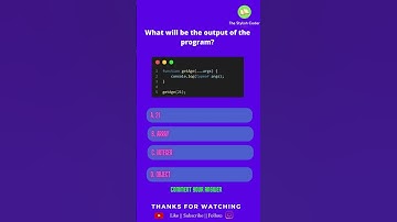 164. Can you predict the output of JAVASCRIPT code | The Stylish Coder | #javascript