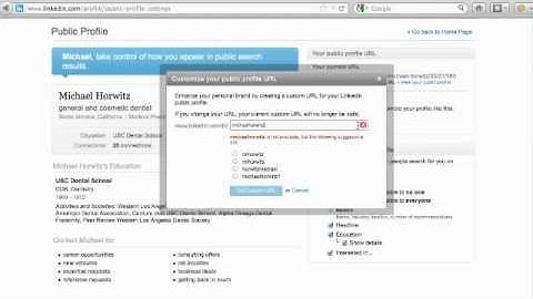 LinkedIn Secret: Custom LinkedIn Profile URL [How-To Video Tutorial]