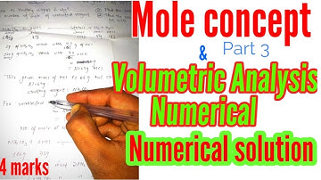 CTEVT mole concept problem 3|| Numerical concept in Nepali|| Mole concept & volumetric Analysis tips