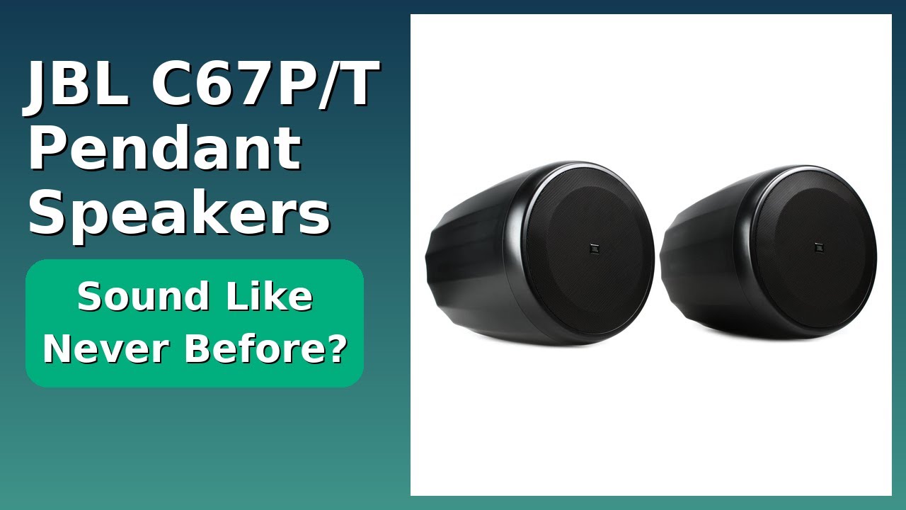 REVIEW (2026): JBL C67P/T Pendant Speakers. Features. - YouTube