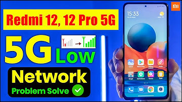 mi - Redmi 12 5G to 4G Network Problem Fix | Redmi 12 5G me 5G Network Kaise Laye