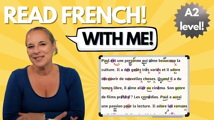 Learn To Read French With Me | A2 Level French | Hobbies in French