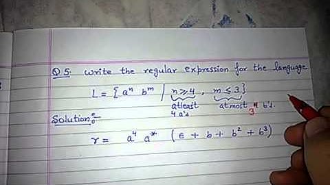 Regular expression example 5