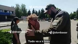 Ciudadanos hartos del ejército nacionalista ucraniano