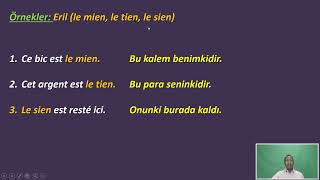 3. Ders (Fransızca). Le Pronom - Zamir A2