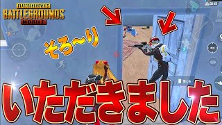 【まるで忍者？】敵に気づかれない忍びの立ち回り！【PUBGモバイル】【マイマビ/切り抜き】