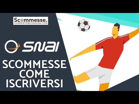 ⚽Registrazione Snai: scopri come registrarsi a Snai passo dopo passo.