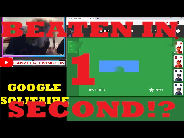 No Glitches in 00:47 by Dmnkczj - Google Solitaire - Speedrun