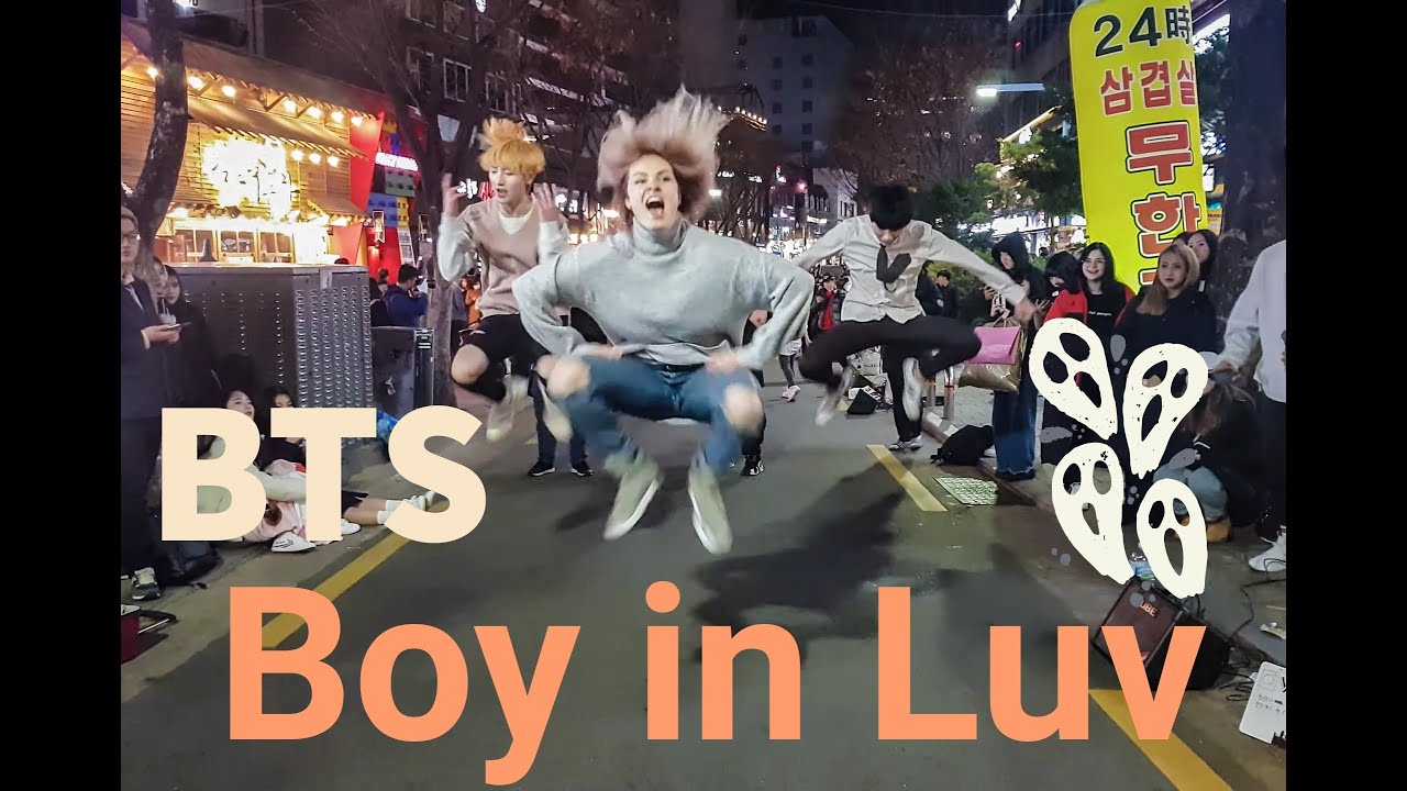 [KPOP IN PUBLIC] dance cover on BTS - Boy in Luv (상남자) by Alina with Vierno [Hongdae Street Busking]