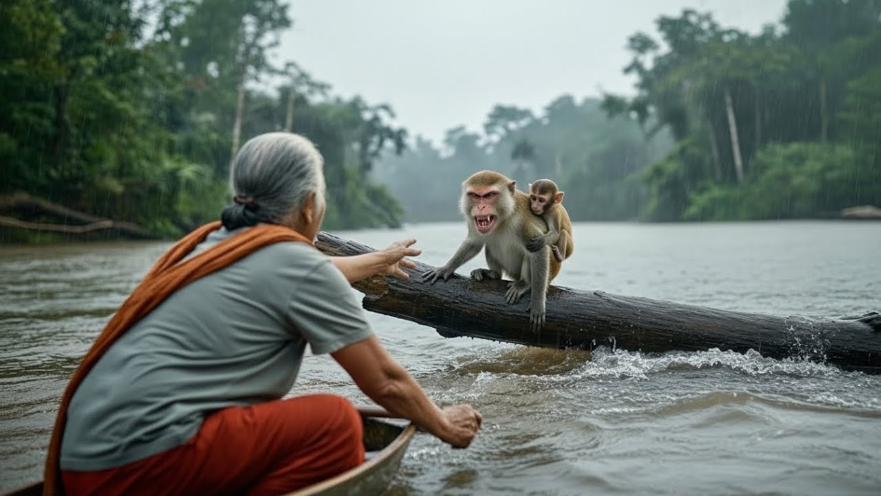 When the River Takes Everything: The Story of a Monkey's Rescue