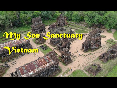 My Son Sanctuary, Quang Nam Province, Vietnam - 4K Drone