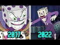 Evolution of King Dice in Cuphead (2017-2022)