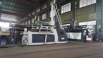 CNC 4-Roller Rolling Machine with hydraulic side support and vertical support for KRRASS®