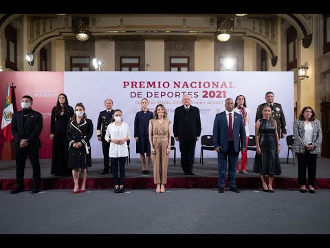 Premio Nacional de Deportes 2021, desde Palacio Nacional.