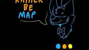 Rather Be Lineart Map--OPEN