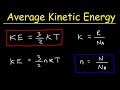 How To Calculate The Average Translational Kinetic Energy of Molecules Using Boltzmann's Constant