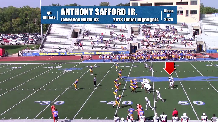 Anthony Safford Jr QB 2018 Junior Year Highlights