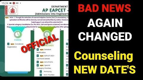 AP EAPCET 2022 NEW WEB OPTIONS DATES|AP EAMCET 2022 NEW COUNSELING DATES #apeamcet2022 #apeamcet