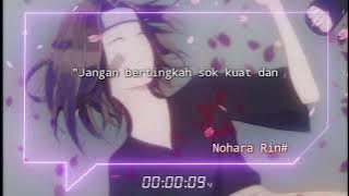 Kata kata bijak Rin nohara | Story wa Rin nohara