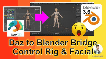 Daz Studio to Blender 3.6 - Pipeline Tutorial - Daz to Blender Bridge