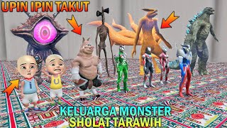 KELUARGA MONSTER TAUBAT IKUT SHOLAT TARAWIH, ULTRAMAN DAN UPIN IPIN TAKUT - GTA 5 BOCIL SULTAN