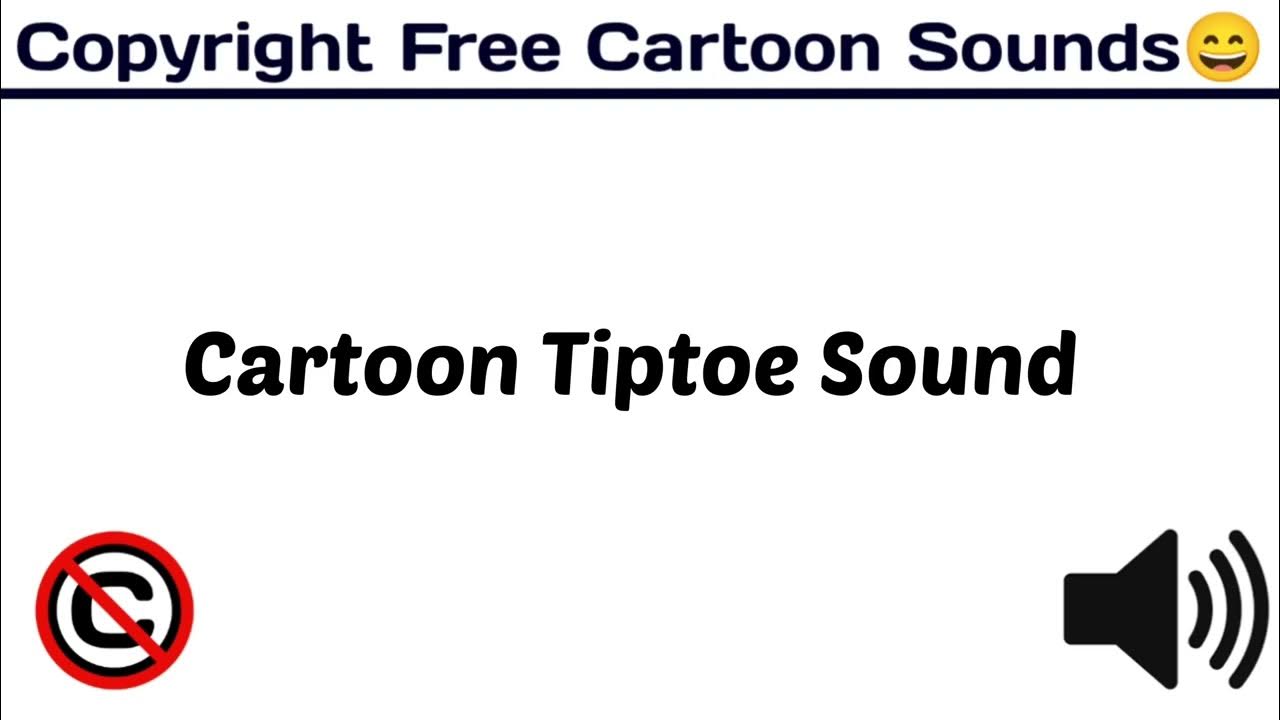Cartoon Tiptoe Sound / Popular Cartoon Funny Sound Effect/ #cartoon