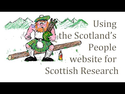 Using Scotland's People website for Scottish Research