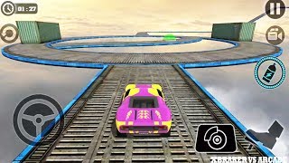 Impossible Car Tracks 3D: Purple Car Driving Levels 5 to 9 Completed - Android GamePlay 2019 screenshot 4