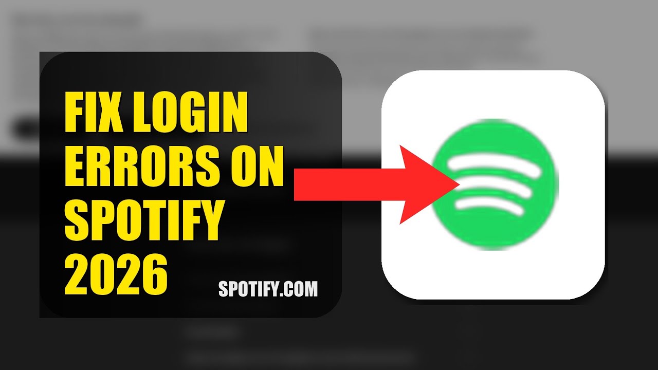 How To Fix Login Errors On Spotify 2026 (UPDATED GUIDE) - YouTube