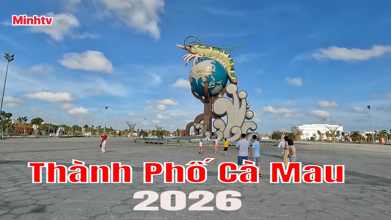 Dạo Quanh Thành Phố Cà Mau Chợ Hoa Tết và Khu Chợ Nông Sản Cà Mau Ngày 25 Tết Bính Ngọ 2026 .