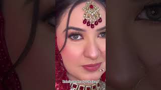 Beautiful Barat Bride #beautiful #muslimbride #bridalmakeup #softmakeup #glam