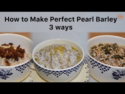 How to make पर्ल जौ दलिया 3 तरीके