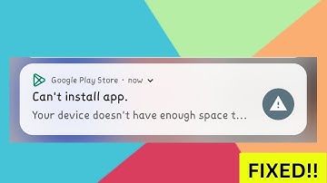How To Fix Play Store "Can