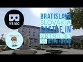 Bratislava Castle VR180 tour in 5K 3D. Slovakia capital city landmark in VR180.