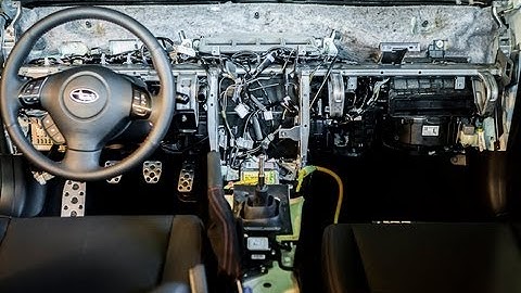 2011 WRX Complete Dash Removal | Time Lapse