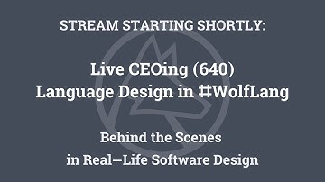Live CEOing Ep 640: Language Design Review of Video, Image, Audio, & Import/Export